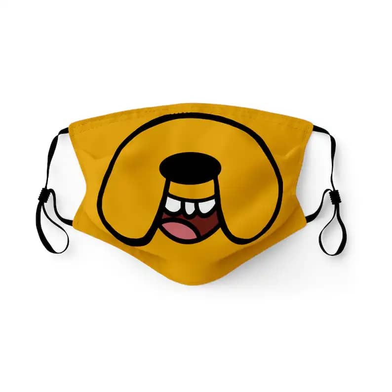 Dog Cartoon Character Face Mask