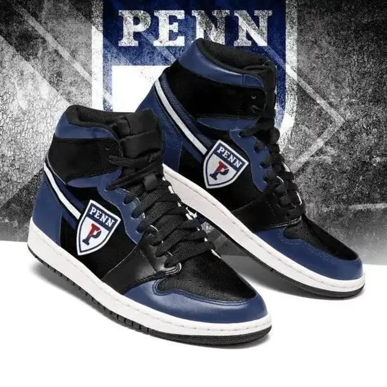 Official Penn Quakers Ncaa Fashion Sneakers Perfect Gift For Sports Fans Air Jordan Shoes