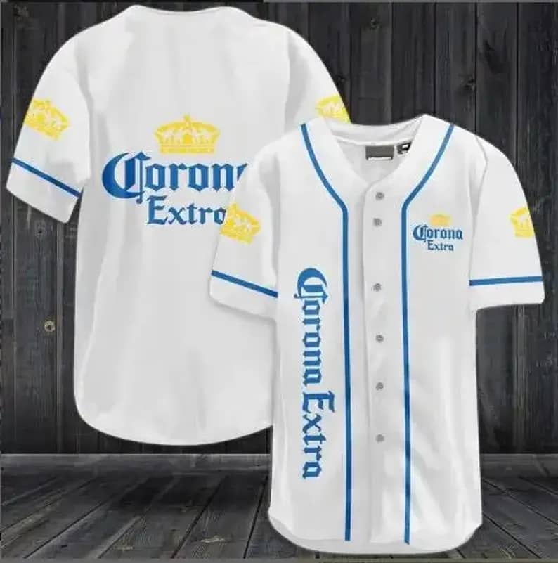 Corona Extra Beer Custom Baseball Jersey