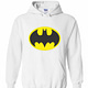 Inktee Store - Batman Symbol Bat Oval Logo Hoodie Image