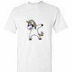 Inktee Store - Dabbing Unicorn Men'S T-Shirt Image