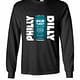 Inktee Store - The Philly Dilly Long Sleeve T-Shirt Image