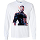 Inktee Store - Marvel Infinity War Captain America Pose Long Sleeve T-Shirt Image
