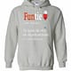 Inktee Store - Funtie Definition The Fun Aunt Like A Mom Funny Wine Hoodies Image