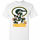 Inktee Store - Mickey Donald Goofy The Three Green Bay Packers Football Men'S T-Shirt Image