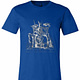 Inktee Store - Odin On His Throne Norse Viking Mythology Allfather Premium T-Shirt Image