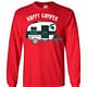 Inktee Store - Michigan State Athletics Happy Camper Long Sleeve T-Shirt Image