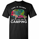 Inktee Store - Life Is Short Call In Sick And Go Camping Floral Men'S T-Shirt Image