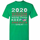 Inktee Store - 2020 Vision Vote Trump Keep America Great Men'S T-Shirt Image