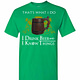 Inktee Store - Game Of Thrones That'S What I Do I Drink Beer And I Know Men'S T-Shirt Image