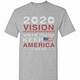 Inktee Store - 2020 Vision Vote Trump Keep America Great Men'S T-Shirt Image