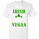 Inktee Store - 0% Irish 100% Vegan St Patricks Day Family Men'S T-Shirt Image