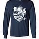 Inktee Store - It'S A Damien Thing You Wouldn'T Understand Long Sleeve T-Shirt Image