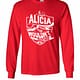 Inktee Store - It'S A Alicia Thing You Wouldn'T Understand Long Sleeve T-Shirt Image