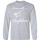 Inktee Store - Screw With Confidence Long Sleeve T-Shirt Image