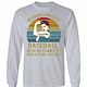 Inktee Store - Baseball Mom Weekend Forecast With No Change Long Sleeve T-Shirt Image