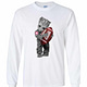 Inktee Store - Groot Hug Alabama Crimson Tide V2 Long Sleeve T-Shirt Image