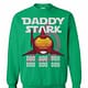 Inktee Store - Avengers Iron Man Daddy Stark Shark Doo Doo Doo Doo Doo Doo Sweatshirt Image