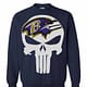 Inktee Store - Baltimore Ravens Punisher Nfl Sweatshirt Image