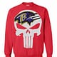 Inktee Store - Baltimore Ravens Punisher Nfl Sweatshirt Image