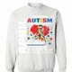 Inktee Store - April Is National Autism Awareness Month Sweatshirt Image