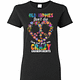 Inktee Store - Autism Old Hippies Don'T Die They Just Fade Into Crazy Women'S T-Shirt Image