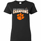 Inktee Store - Clemson Tigers Champions National Championships 2019 Women'S T-Shirt Image