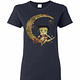 Inktee Store - Betty Boop Sitting On The Moon Women'S T-Shirt Image