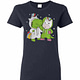 Inktee Store - Dinosaur And Unicorn Are Best Friends Women'S T-Shirt Image