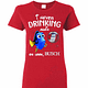 Inktee Store - Disney Funny Dory I'M Never Drinking Again For Busch Women'S T-Shirt Image