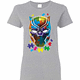 Inktee Store - Autism Awareness Black Panther Women'S T-Shirt Image