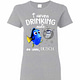 Inktee Store - Disney Funny Dory I'M Never Drinking Again For Busch Women'S T-Shirt Image