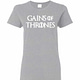 Inktee Store - Gains Of Thrones Women'S T-Shirt Image