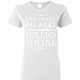 Inktee Store - Game Of Thrones Don'T Make Me Add You To The List Women'S T-Shirt Image
