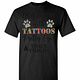 Inktee Store - Dog Mom With Tattoos Pretty Eyes Thick And Thighs Men'S T-Shirt Image