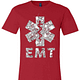 Inktee Store - Diamond Glitter Emt Emergency Medical Technician Premium T-Shirt Image