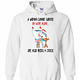 Inktee Store - A Woman Needs A Cruise Flamingo And Wine Hoodies Image
