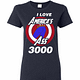 Inktee Store - Captain America I Love America'S Ass 3000 Women'S T-Shirt Image