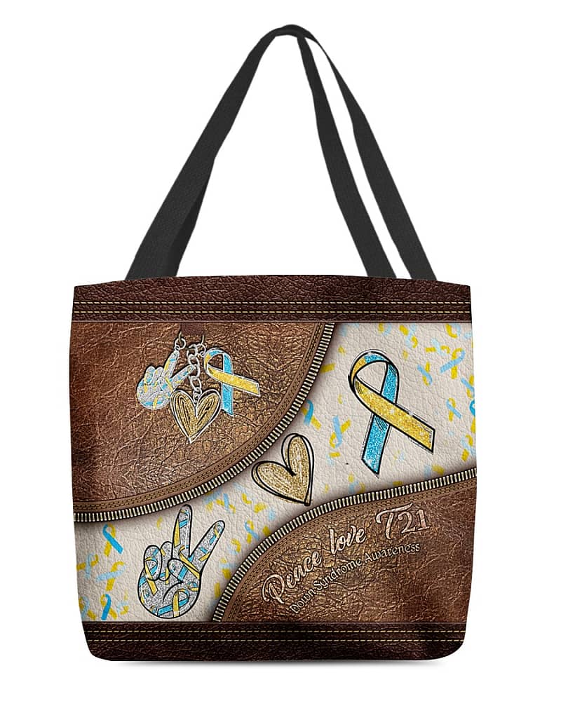 Peace Love All-Over Tote