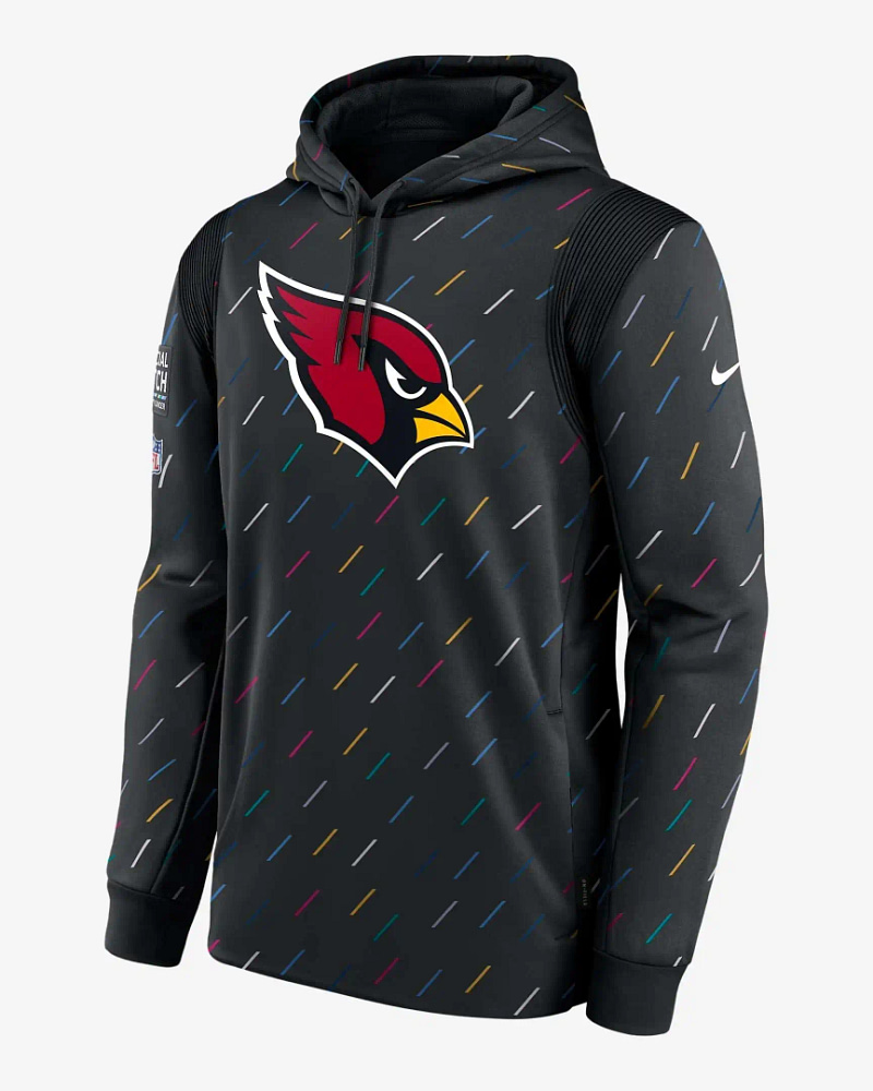 Nfl Arizona Cardinals Team Therma Crucial Catch Pullover Hoodie