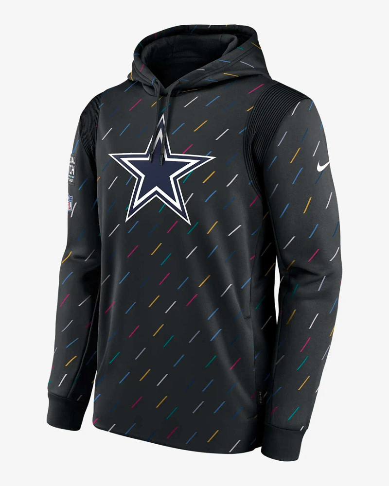 Nfl Dallas Cowboys Team Therma Crucial Catch Pullover Hoodie
