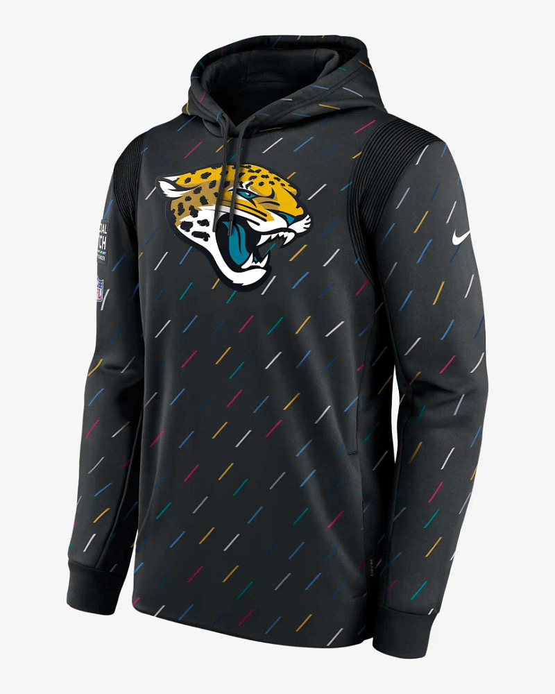 Nfl Jacksonville Jaguars Team Therma Crucial Catch Pullover Hoodie
