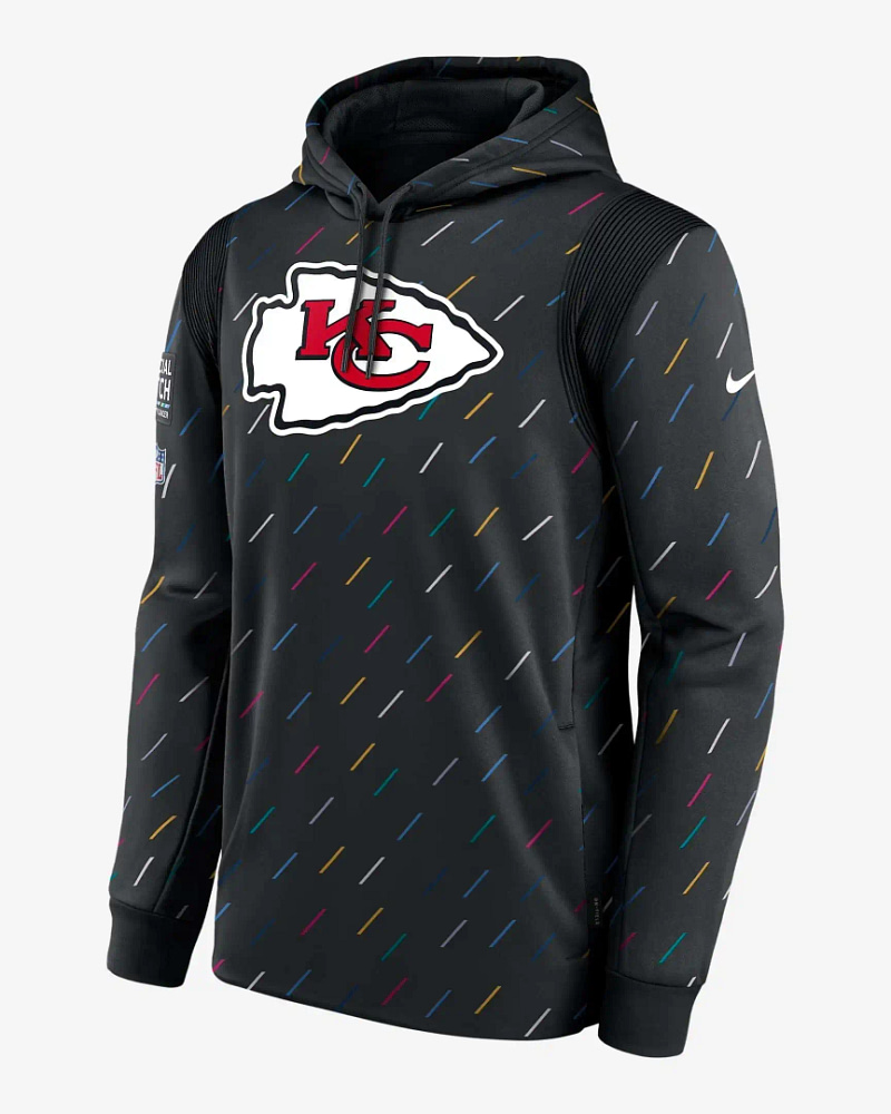Nfl Kansas City Chiefs Team Therma Crucial Catch Pullover Hoodie