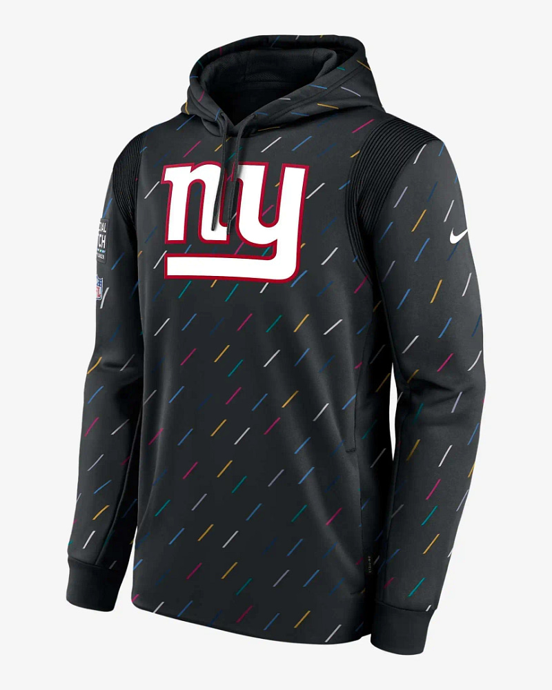 Nfl New York Giants Team Therma Crucial Catch Pullover Hoodie