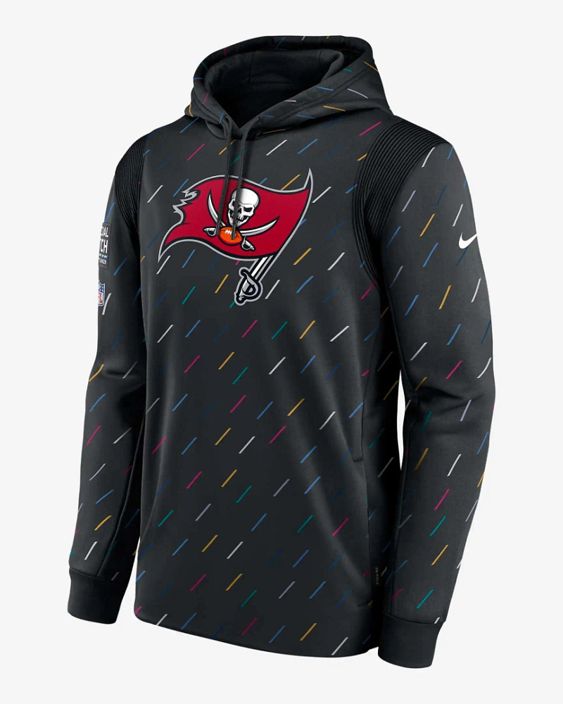 Nfl Tampa Bay Buccaneers Team Therma Crucial Catch Pullover Hoodie