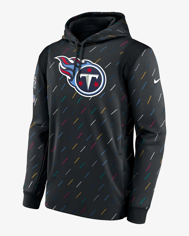 Nfl Tennessee Titans Team Therma Crucial Catch Pullover Hoodie