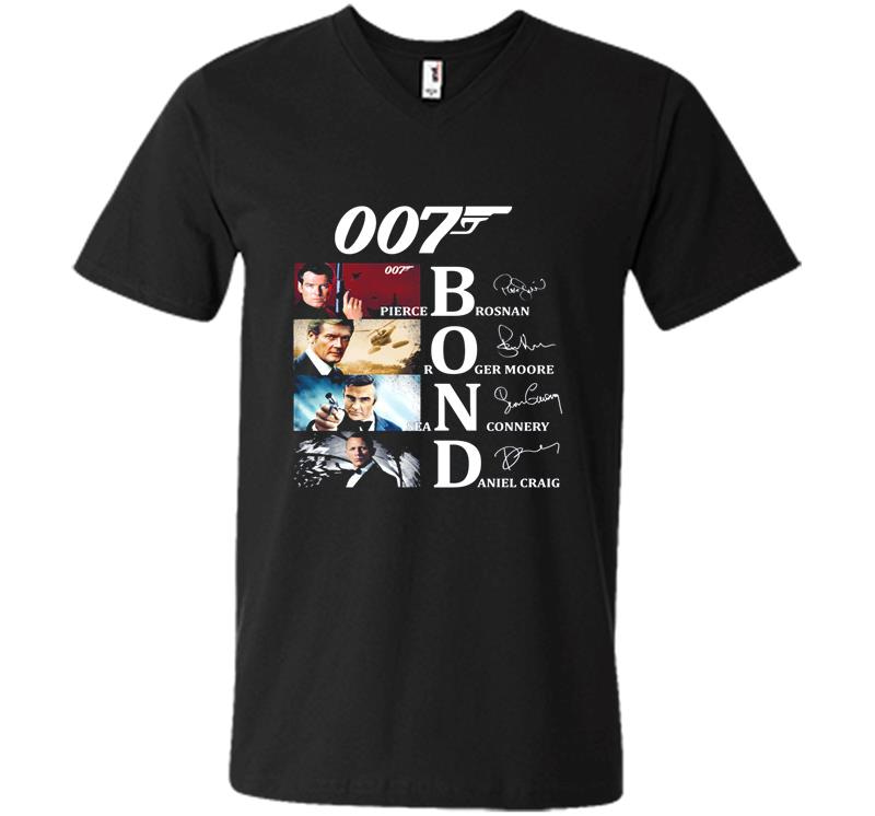 007 Bond Evolution Signature V-neck T-shirt