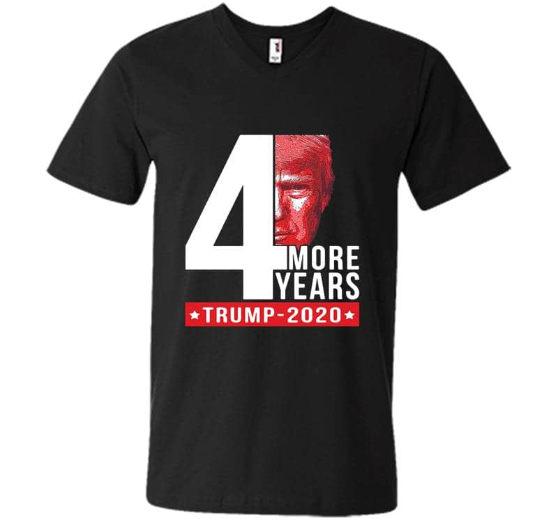 4th More Years Trump 2020 V-neck T-shirt