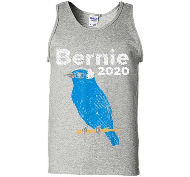 Bernie 2020 Blue Bird Sanders Funny 2020 Election President Mens Tank Top