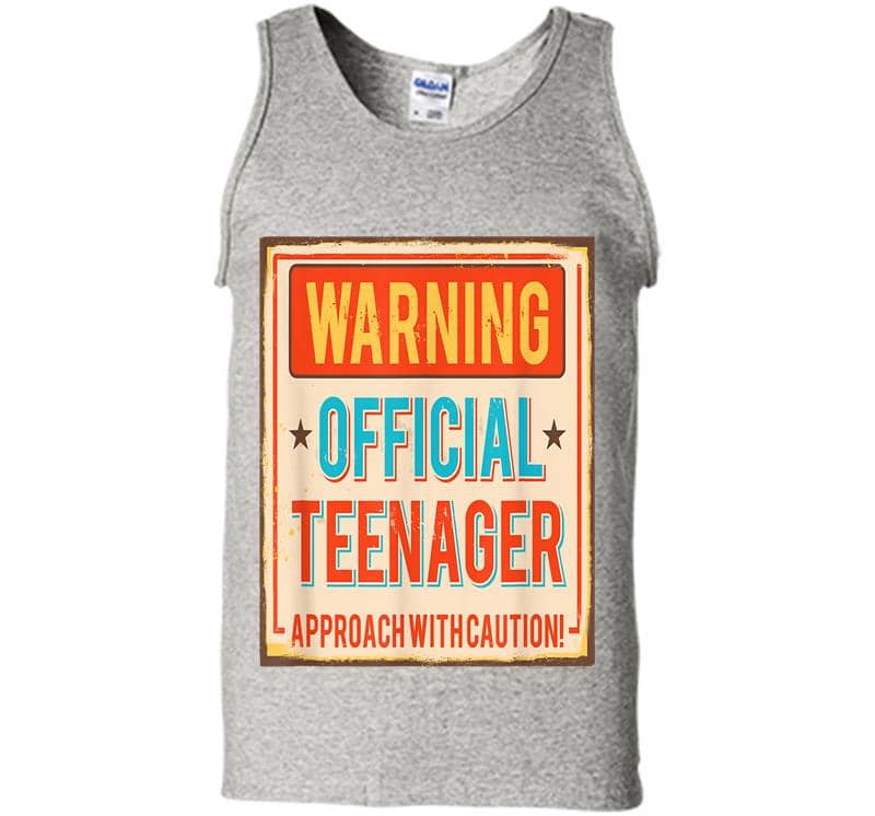 Funny Nager 13 Warning Official Nager Ideas Mens Tank Top